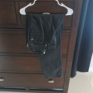 Madewell black vintage straight jean